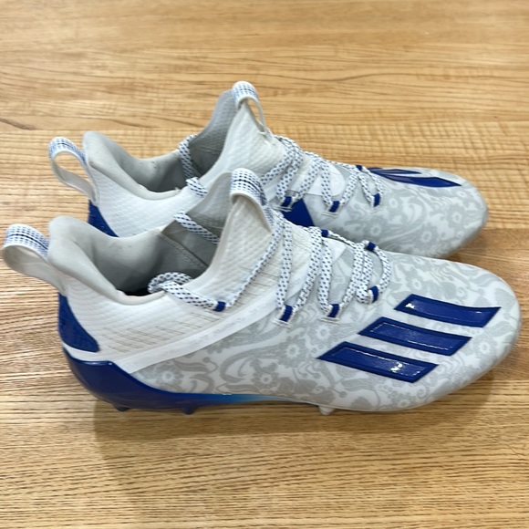 Blue And White Adidas Cleats Adidas Freak 23 7v7 SMU Mismatch